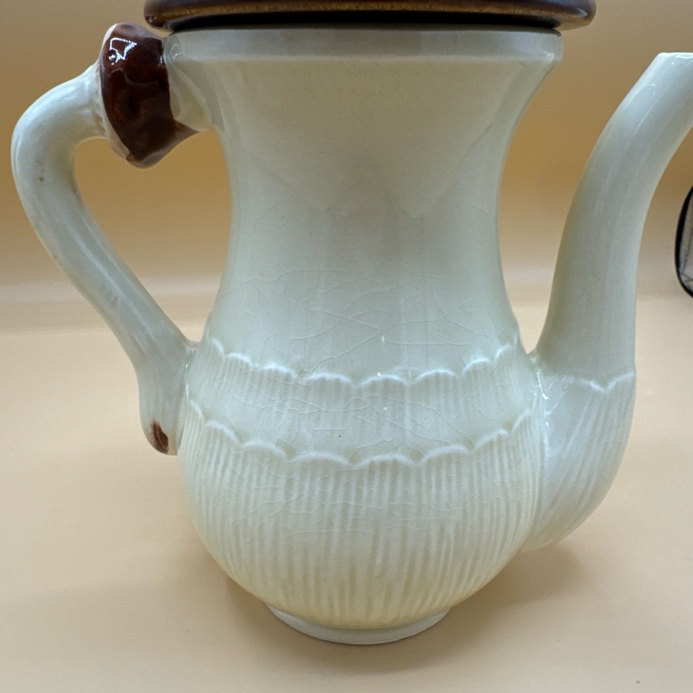 Vtg Empress by Haruta Mushroom Covered Tea Pot Made in Japan - Picture 6 of 10
